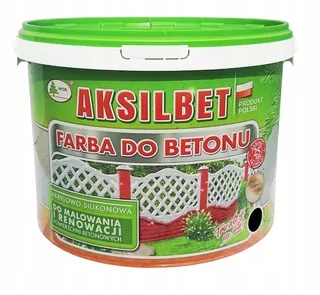 Akrylová farba na betón, steny Aksil 10 l Matná biela